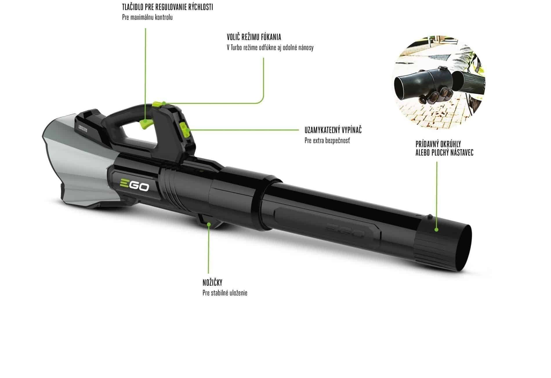 Akumulátorový fúkar EGO POWER+ LBX6000