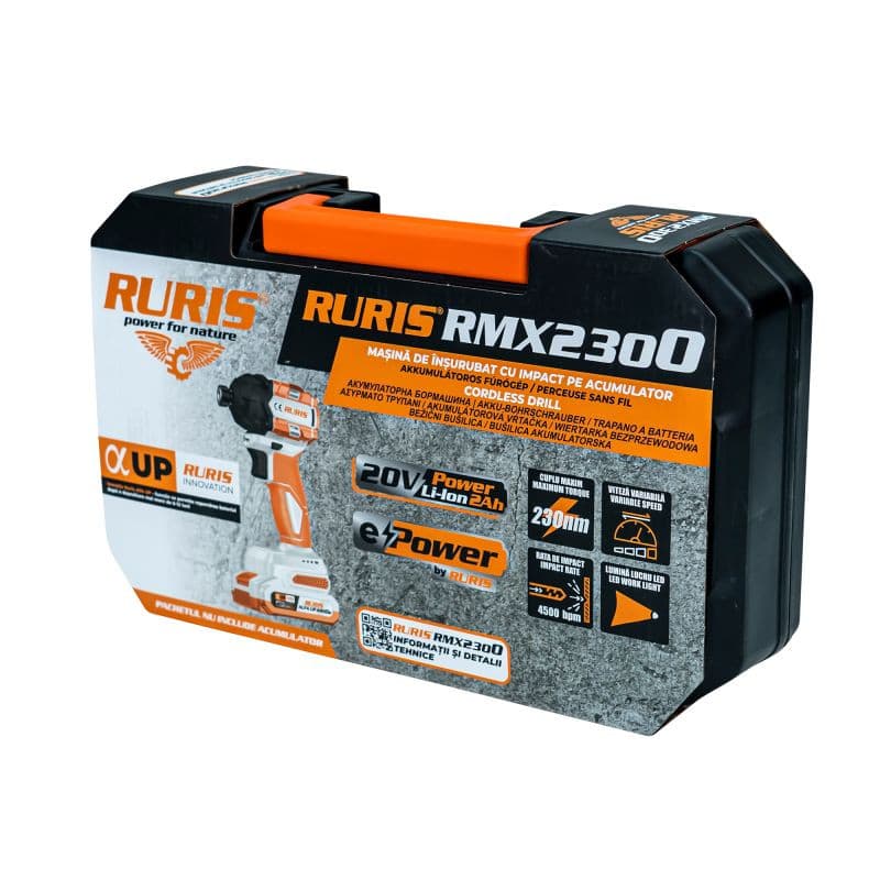 RURIS aku rázový uťahovák RMX 2300