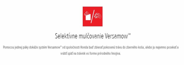Traktorová kosačka HONDA HF 2625 HTE
